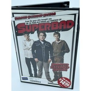 Super Bad Unrated Extended Edition DVD Very Good Condition Blockbuster Collector
